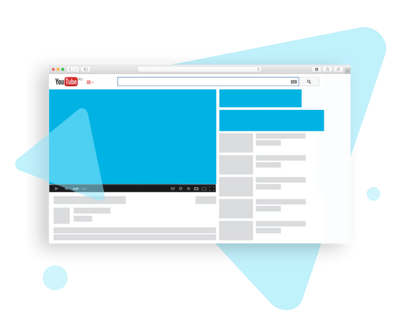 Видеообъявления на YouTube